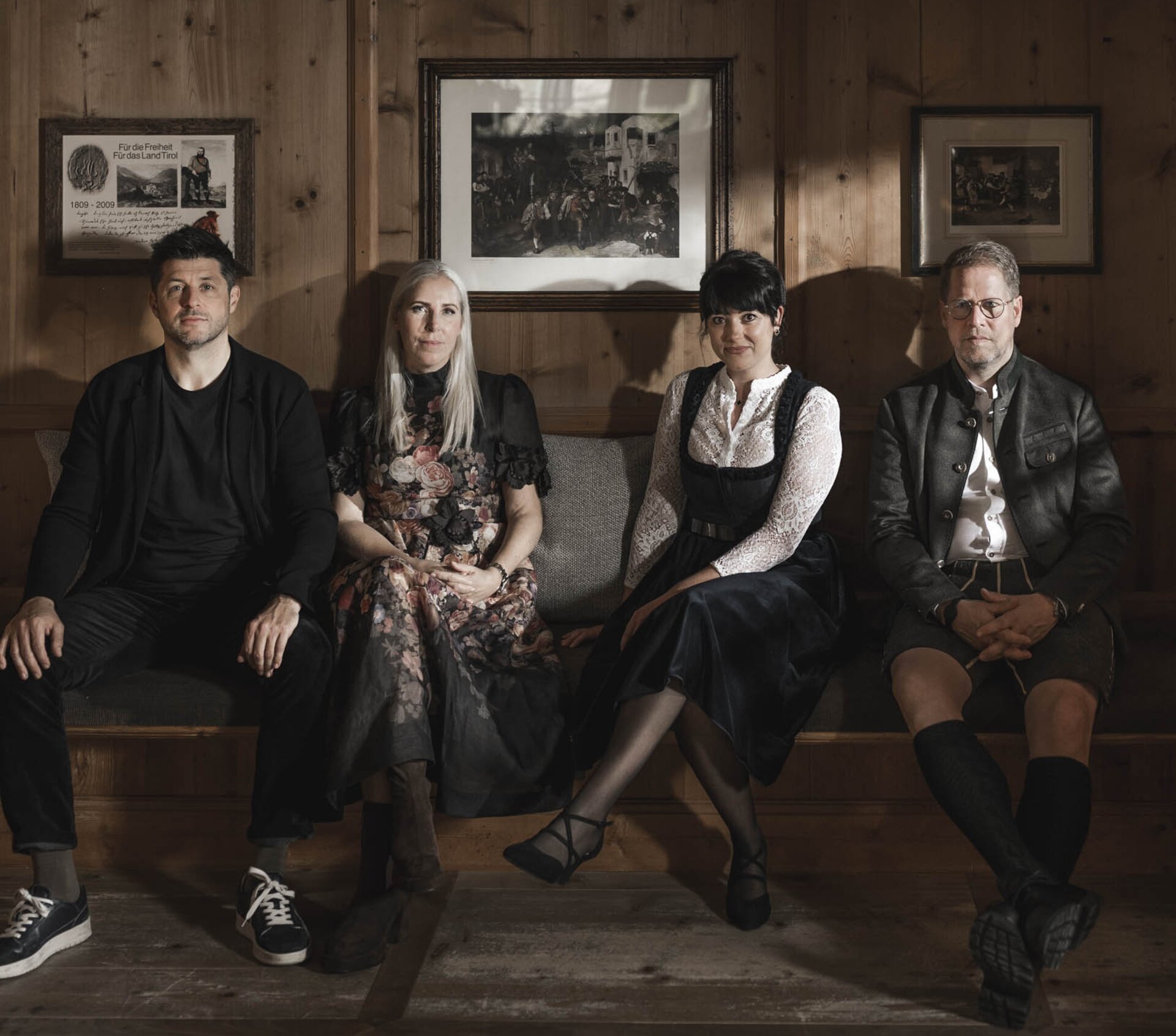 Gerold und Anika Mattersberger und Elke und Gert Zimmermann - Eigentümer Wellnesshotel Der Engel