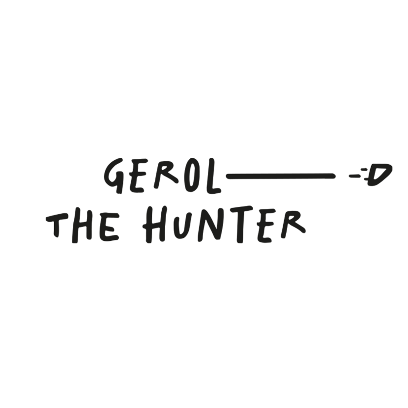 Rotweinetikett Gerold the hunter | Der Engel in Tirol