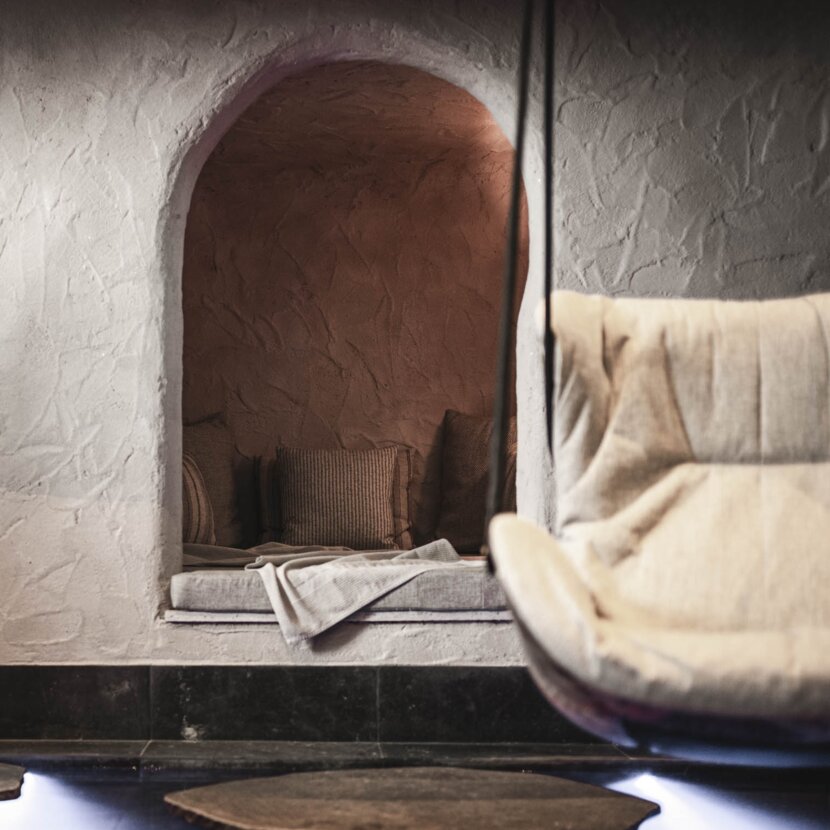 Kuschelhöhlen im Biotop | Wellnesshotel Der Engel im Tannheimer Tal