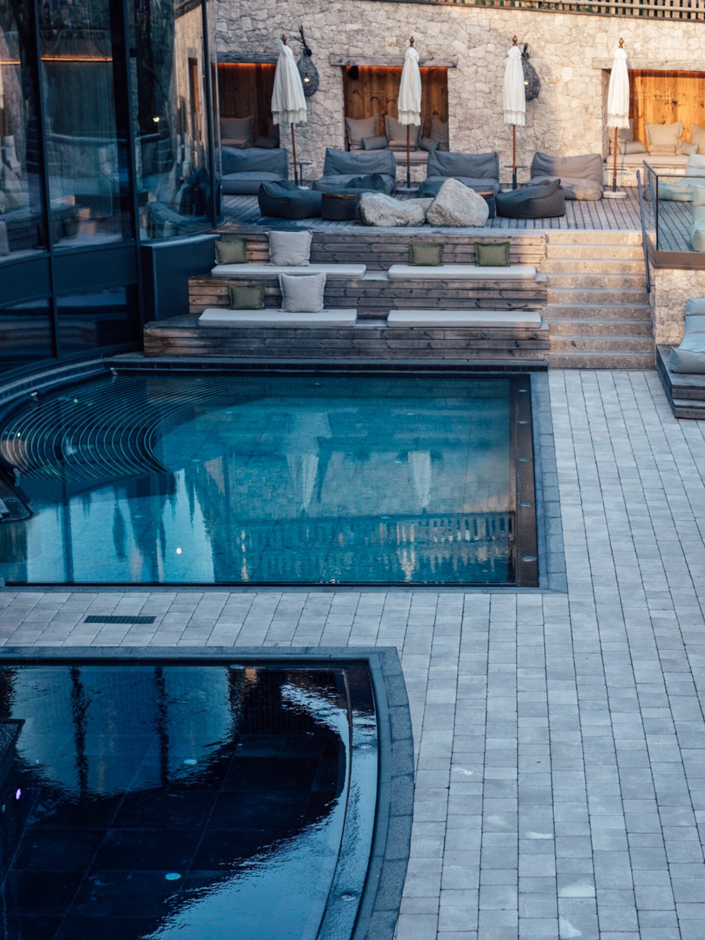 Spa-Terrasse Wellnesshotel Der Engel im Tannheimer Tal