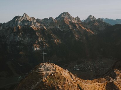 Berggipfel im Herbst im Tannheimer Tal 