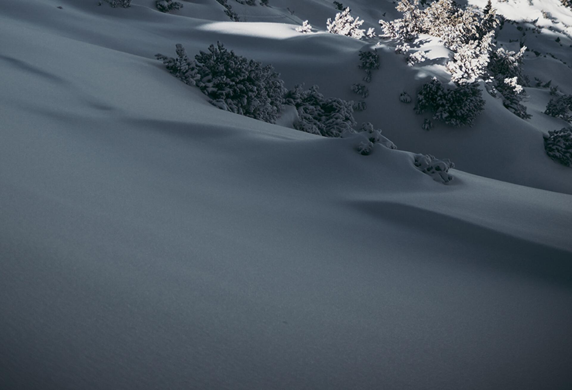 Verschneite Winterlandschaft im Tannheimer Tal