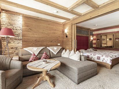 Kategorie Traumfänger Zimmer Junior Suite Wohn- und Schlafbereich | Der Engel in Tirol