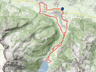 Routenplan Vilsalpsee Loipe | Langlaufregion Tannheimer Tal