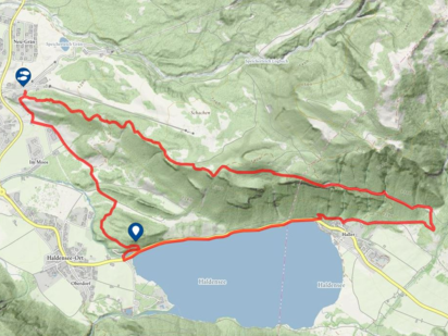 Touren-Plan - Wandertour Grän-Adlerhorst