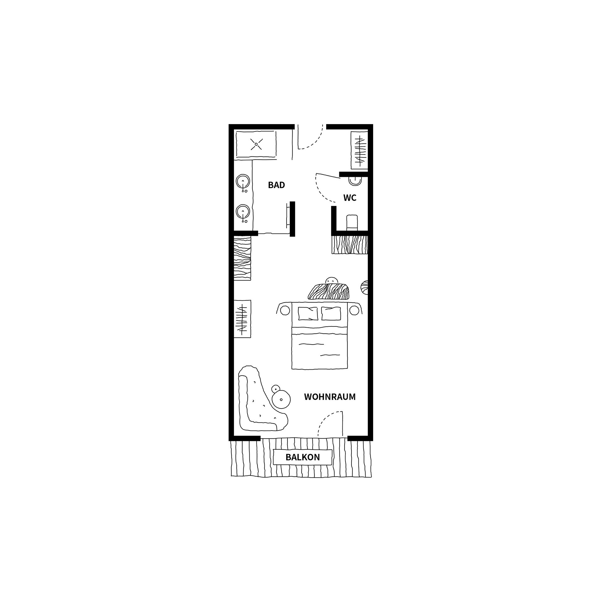 Junior Suite – Grundriss