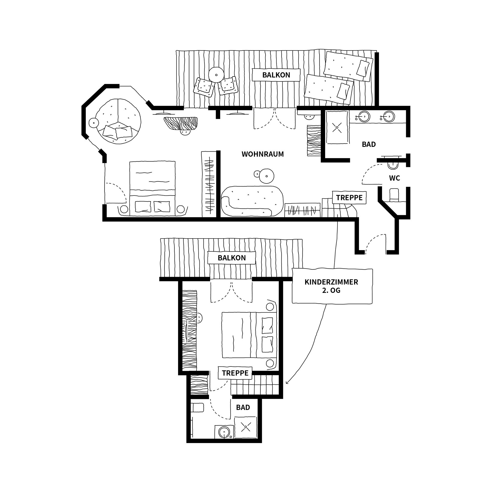 Deluxe Suite "Häven" – Grundriss