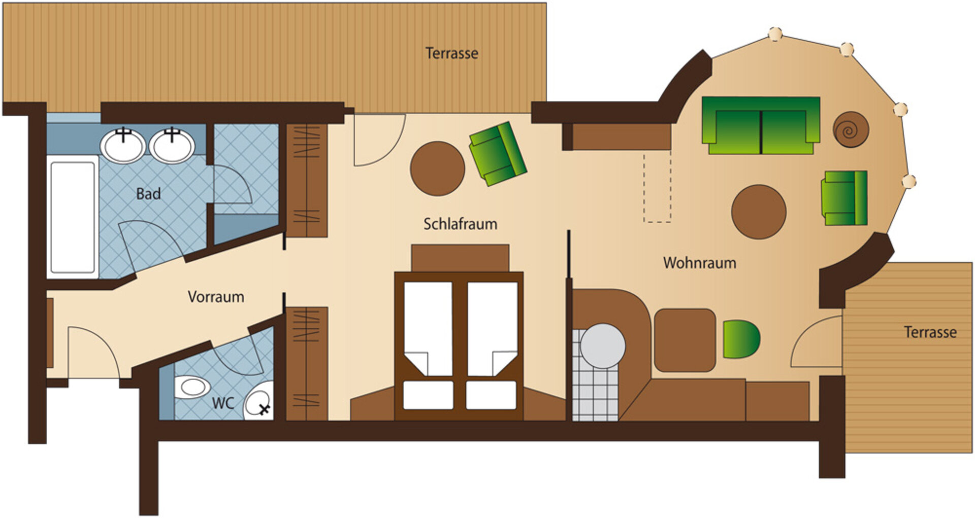 Suite – Grundriss