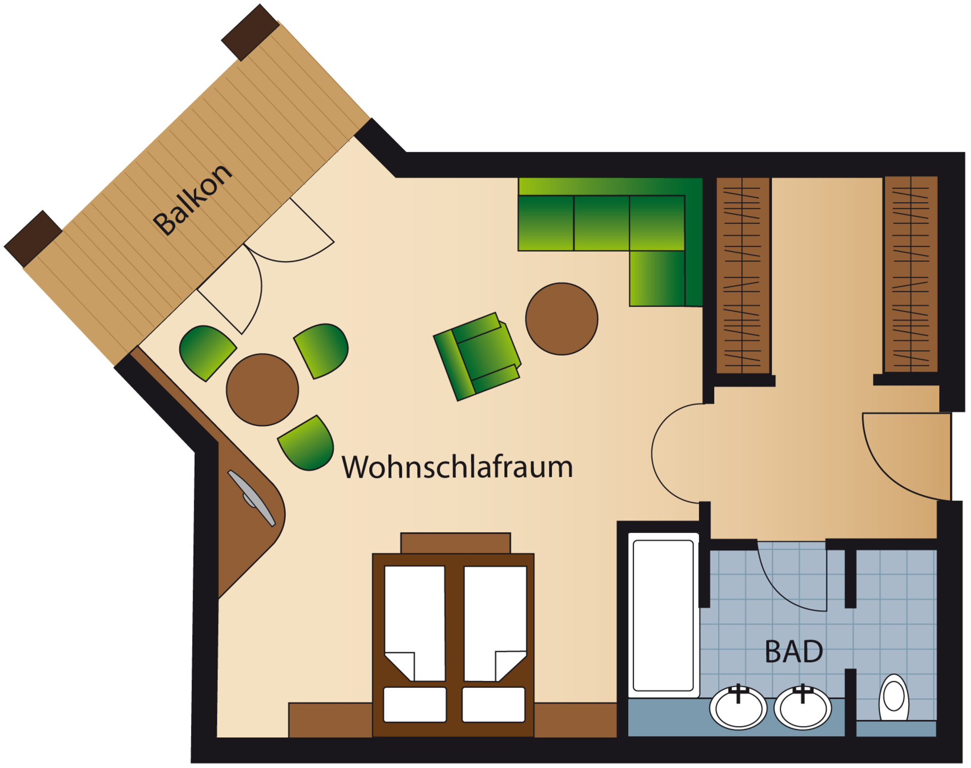Top Comfort Room "Traumfänger" – Grundriss