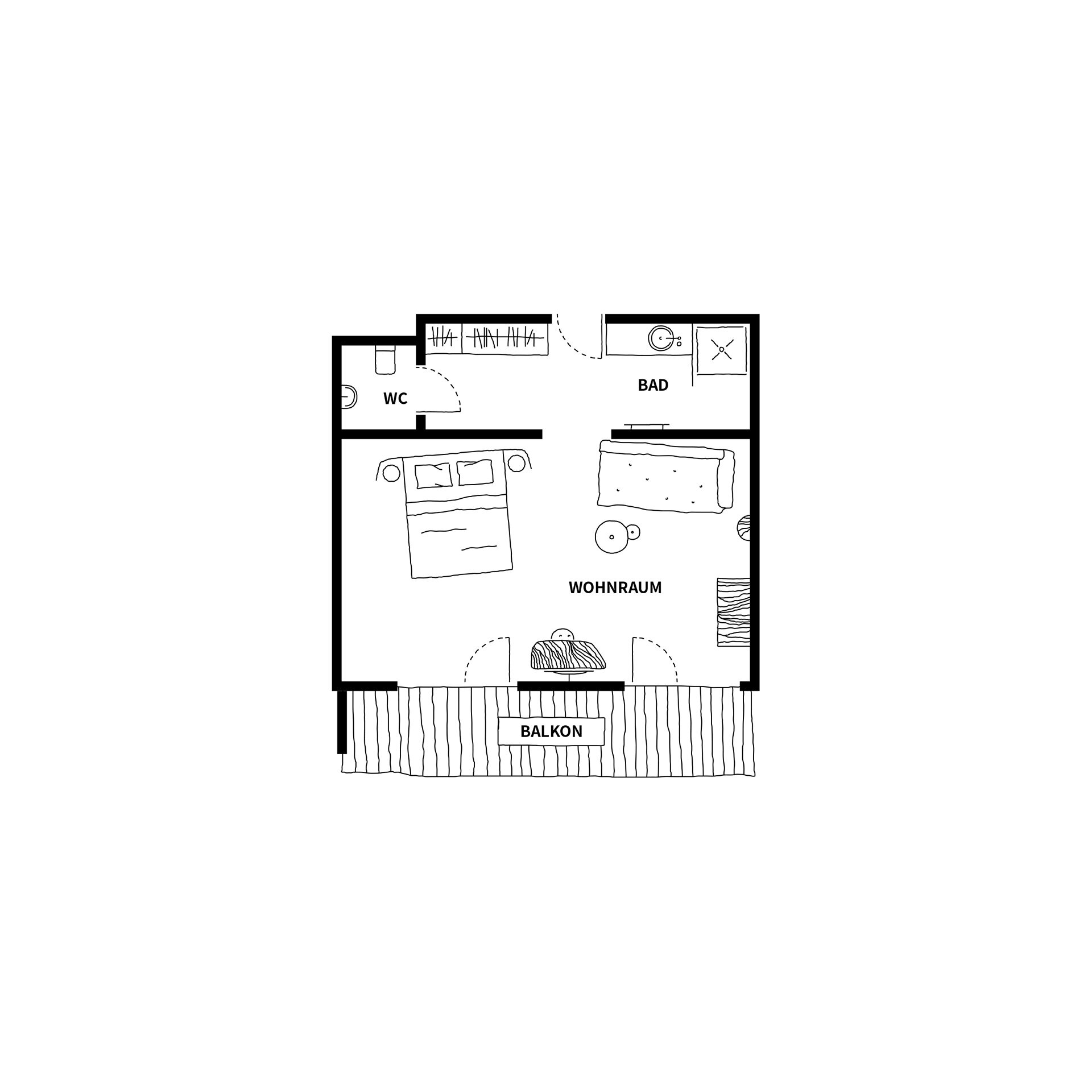 Top Comfort Room North – Grundriss