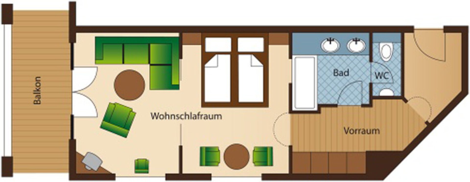 Junior Suite – Grundriss
